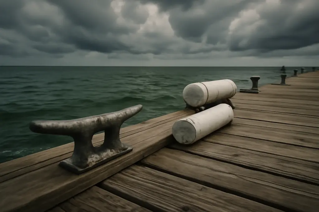 DIY Dock Bumpers and Cleats That Survived a Hurricane Season
