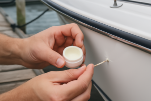 Gel Coat Chip Repair Anyone Can Do at the Dock