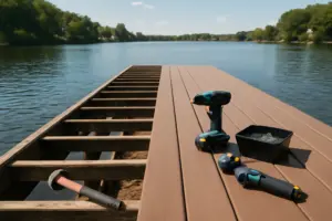 How I Re-Decked My Dock in a Weekend: Material List and Cost