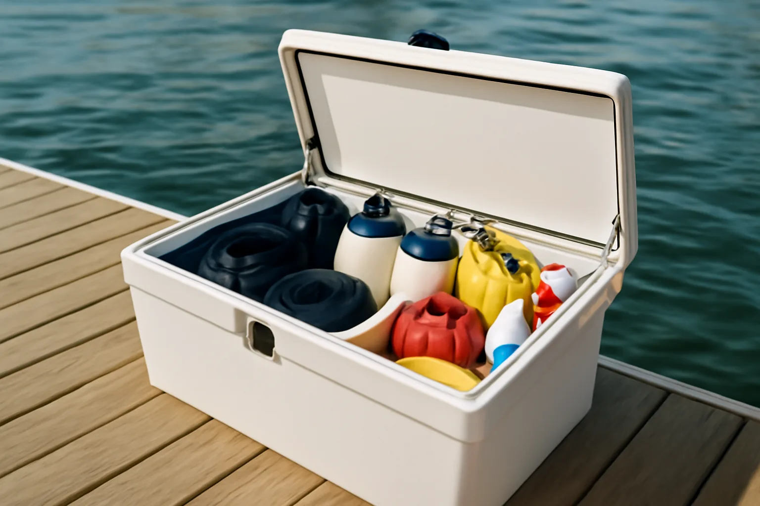What I Keep in My Dock Box and How I Keep It Dry