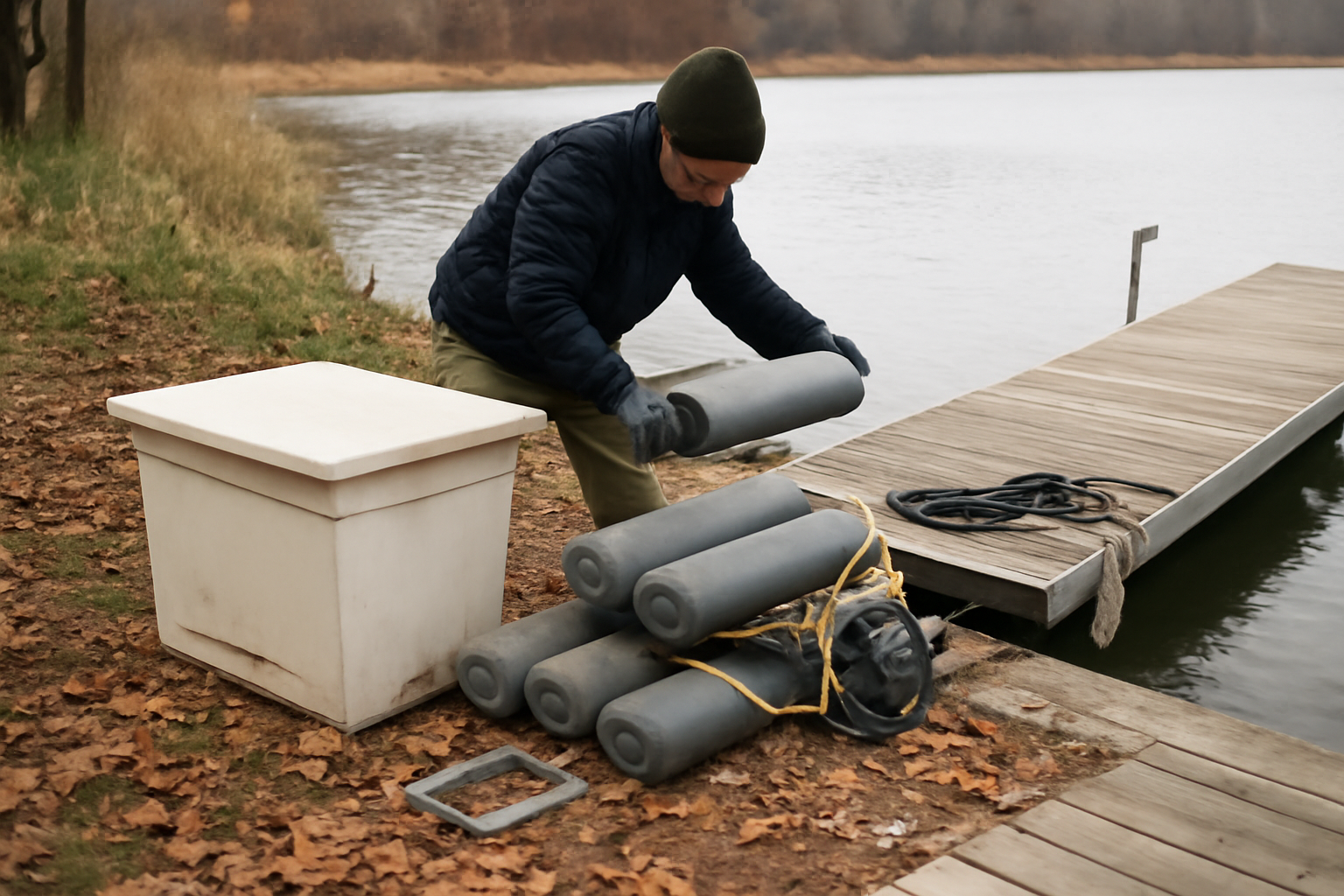What to Remove From Your Dock Before a Hard Freeze