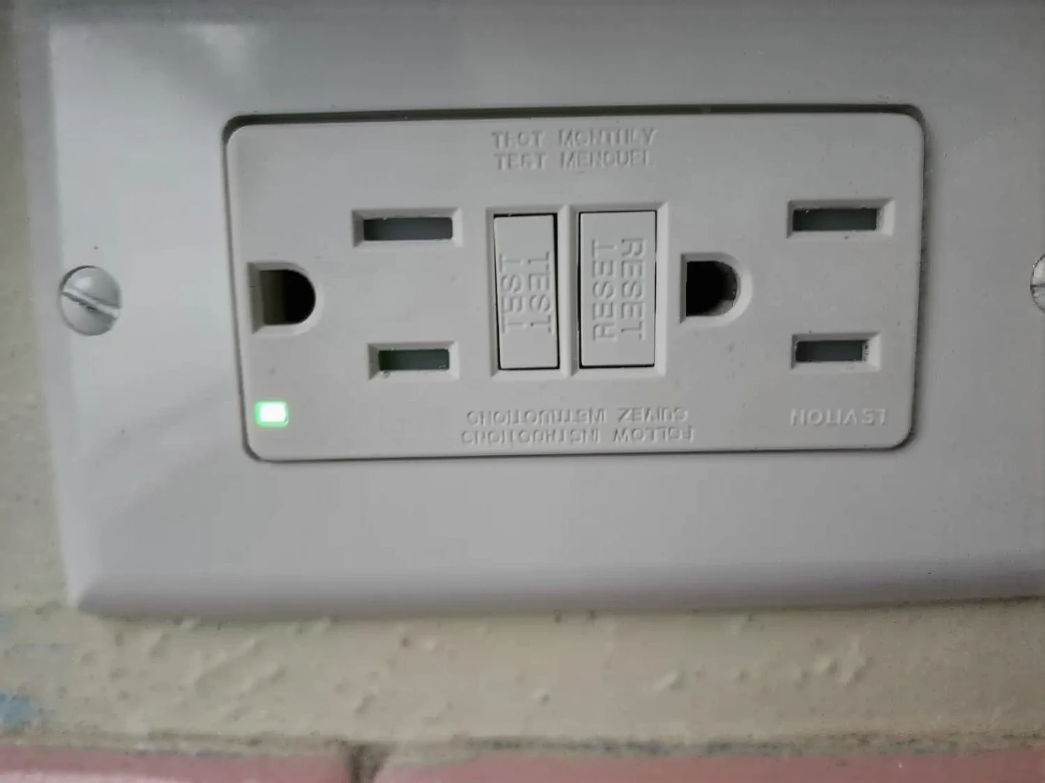 Customer photo of GFCI outlet installed on residential dock with weatherproof cover